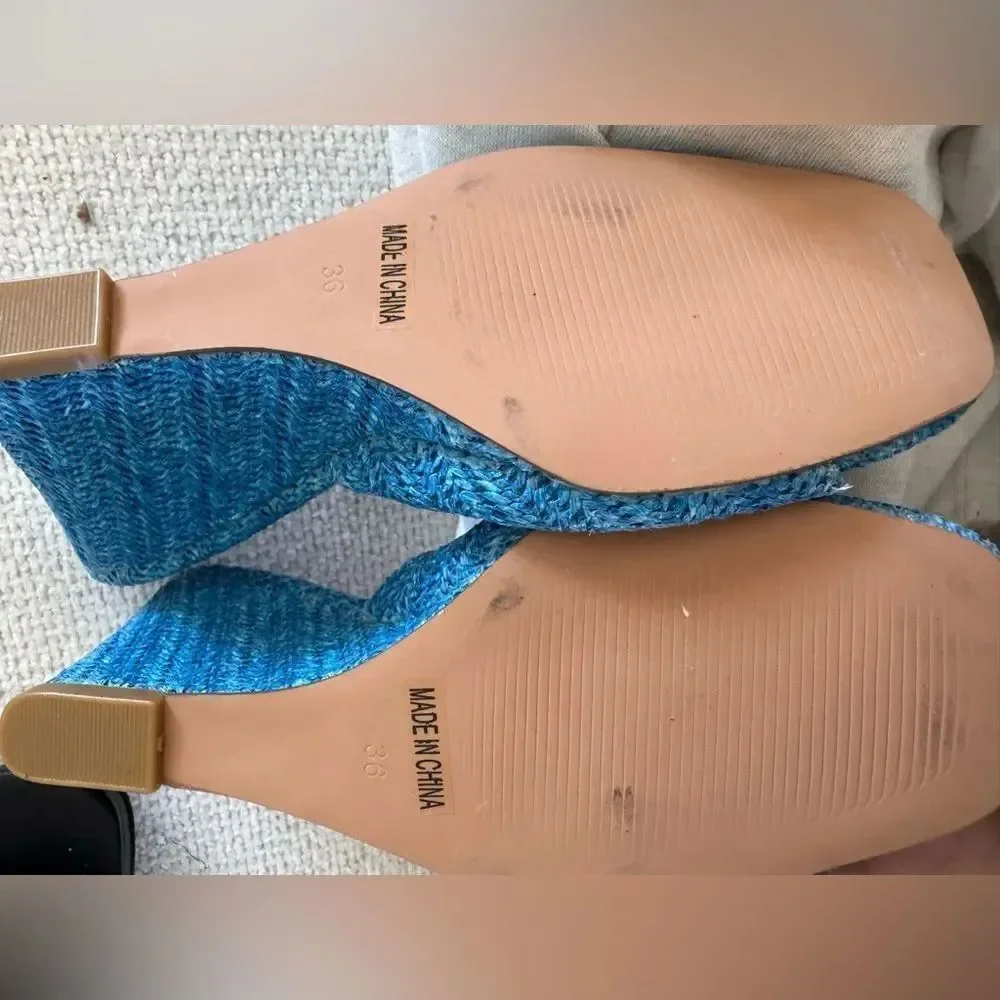 NEW Silent D Katia Wedges in BLUE